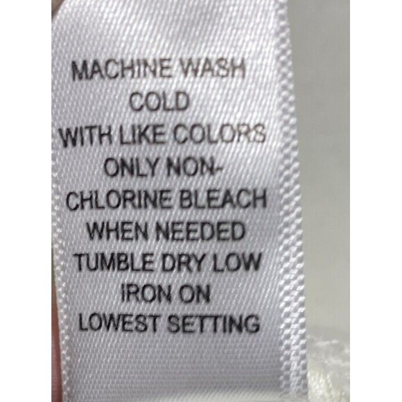 LAND ROVER Pacsun T Shirt Size M Long Sleeve Cream Green Spellout Casual Top - Picture 10 of 10